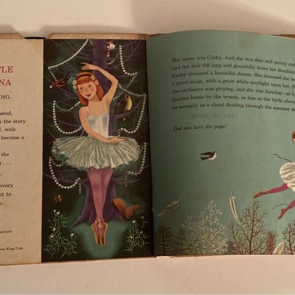 Little Ballerina Ballet Music Story Book Giselle 45 EP 7" Vinyl Record - Picture 6 of 6